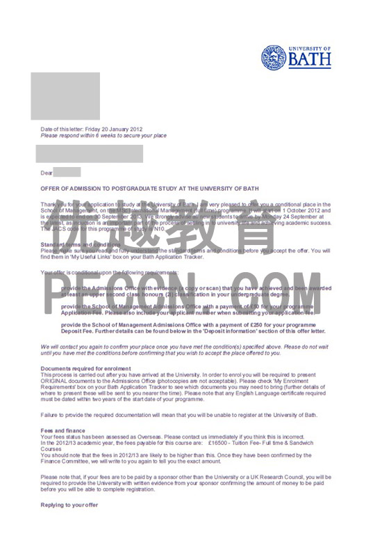 巴斯大學(xué)MSc International Management