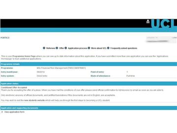 恭喜郭同學(xué)陳功被倫敦大學(xué)學(xué)院金融風(fēng)險(xiǎn)管理（碩士）專業(yè)錄取-優(yōu)越教育