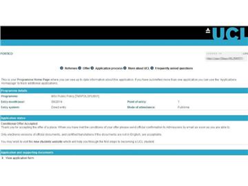 恭喜周同學(xué)成功被倫敦大學(xué)學(xué)院公共政策（碩士）專業(yè)錄取-優(yōu)越教育