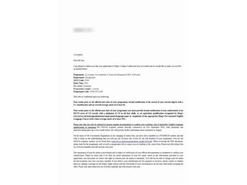 恭喜張同學(xué)成功申請到倫敦大學(xué)國王學(xué)院金融管理專業(yè)--優(yōu)越教育