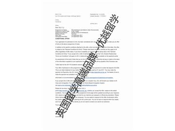 2018offer：恭喜韓同學獲得倫敦大學建筑與歷史城市環(huán)境專業(yè)碩士通知書