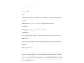 2019offer：恭喜吳同學(xué)獲得華威大學(xué)教育學(xué)研究專(zhuān)業(yè)碩士通知書(shū)