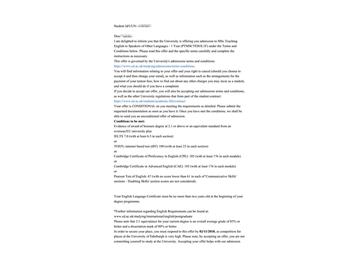 2019offer：恭喜盧同學(xué)獲得愛丁堡大學(xué)（世界排名：18）金融學(xué)專業(yè)碩士通知書